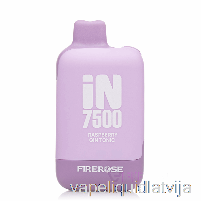 Firerose 7500 Vienreizējās Lietošanas Aveņu Džina Tonika Vape šķidrumā